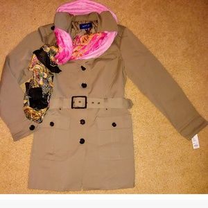 NWT ladies trench coat!